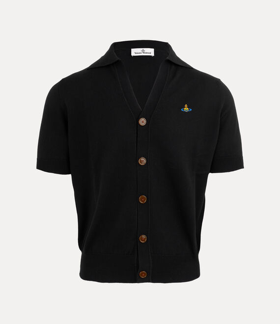 Vivienne Westwood Polo Cardigan in BLACK